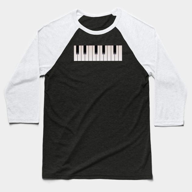 Keyboard Keys Baseball T-Shirt by HBfunshirts